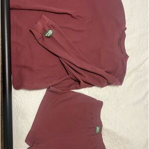 Daily Drills Wine Thermal Set both M/L